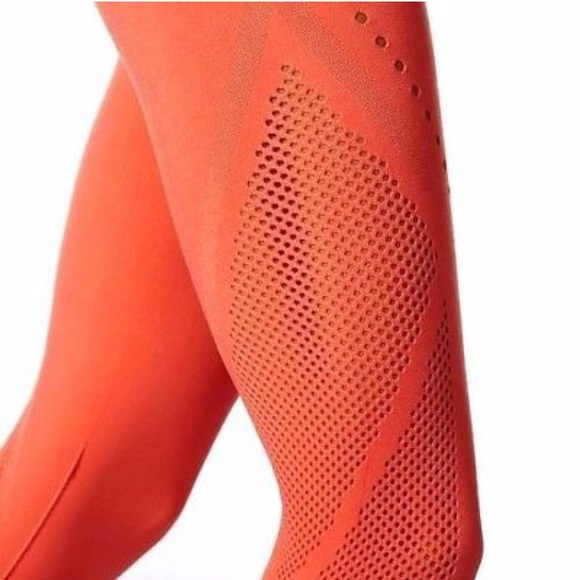 Adidas Warp Knit Leggings Coral - Picture 4 of 8